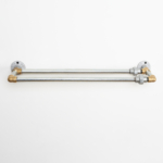 Urban-Double-Towel-Rail-Industrial-Silver-and-Brass-2