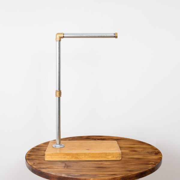 Free-Standing-Towel-Rail-With-Wooden-Base-5