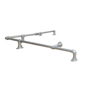 Bar/Kitchen-Corner-Foot-Rail-Industrial-Silver-Key-Clamp