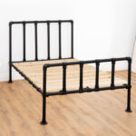 DIY-Industrial-Bed-with-Footboard-Black-Powder-Coated-Pipe-Style-6