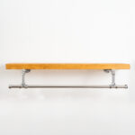 Tee-Clothes-Rail-With-Solid-Shelf-Chrome-7