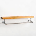 Elbow-Clothes-Rail-with-Solid-Wooden-Shelf-Chrome-6