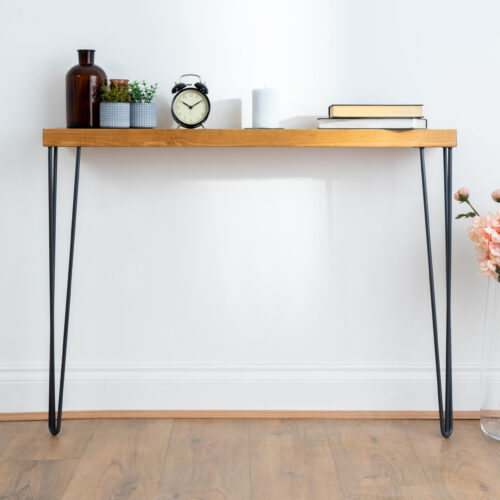 Reclaimed-Timber-Console-Table-with-Grey-Hairpin-Legs-12