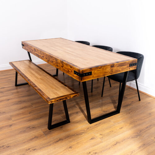 Butchers-Block-Dining-Table-with-Reverse-Trapezium-Legs-6