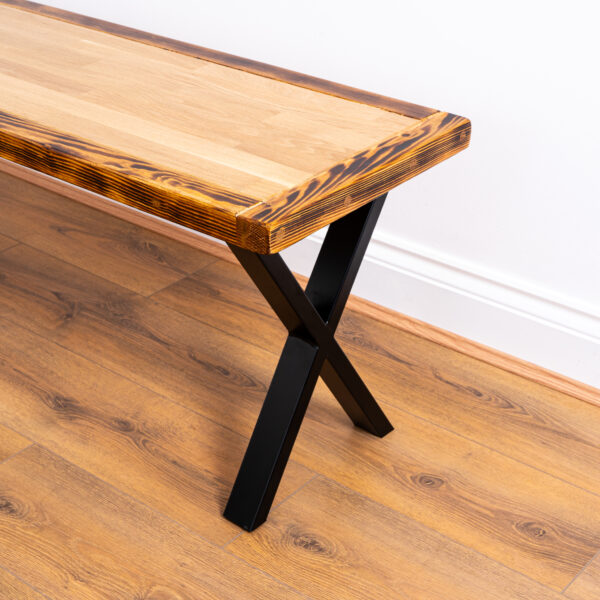 Butchers-Block-Bench-with-X-Legs-5