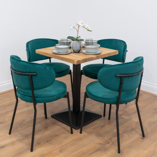 Black-square-cafe-&-bistro-table-solid-oak-style-7