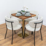 Gold-Round-Cafe-&-Bistro-Table-Solid-Walnut-Style-7